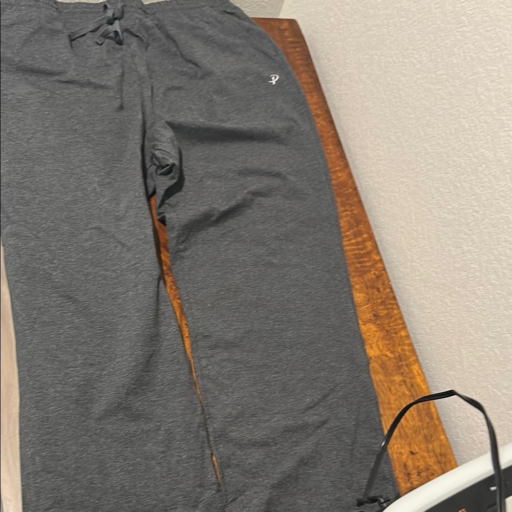 Men's Dark Gray Casual Drawstring Pants